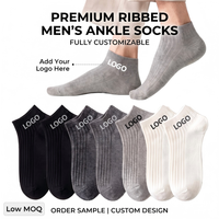 Chaussettes de sport basses en coton et élasthanne avec logo personnalisé, respirantes et amortissantes, pour hommes et femmes, vente en gros