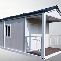 20 Maisons Conteneurs Préfabriquées Respirantes de 40 pieds, 2 Chambres, Mini-Dormitoires de Luxe, Utilisation comme Salon, Mini-Maisons Préfabriquées