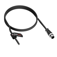 Câble Ethernet d'alimentation et de données Alvin's Cables M12 A-Code 17 broches mâle à extrémité ouverte, indice de protection IP67, 5 m, pour servomoteur industriel à application mobile