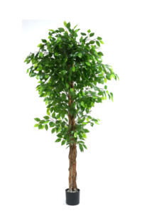 Fabrika Çıkışı Ucuz 120CM 4FT Yapay Yeşil Bitki <span class=keywords><strong>Bonsai</strong></span> İpek Yapraklı Saksılı İç Mekan Doğal Görünümlü Yapay <span class=keywords><strong>Ficus</strong></span> Ağacı İç Dekorasyon İçin - Product Image 4