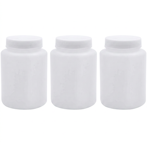 ขวดแคปซูลเสริมอาหารพิมพ์ลายสกรีนแบบสัมผัสนุ่ม ฝาเกลียว HDPE PET ราคาโรงงาน - Product Image 1
