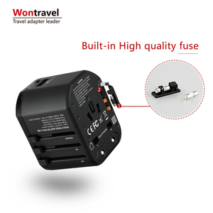 Cadeau de voyage portable 2 ports usb 2.4a sortie gadgets utiles adaptateur de voyage dans le monde entier - Product Image 4