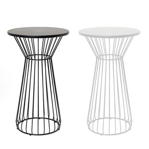 Mesas Altas de Barra Redondas de Metal con Alambre, Personalizadas OEM para Muebles - Product Image 1