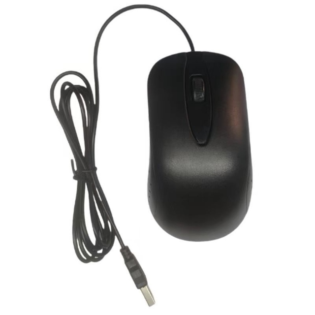 Economic Wired USB Optical Mouse Cheap Bulk Supply for Desktop Laptop Dongguan China