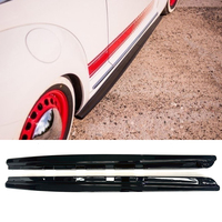 Jupes latérales de voiture en ABS noir brillant personnalisées en usine pour VW Beetle 2011 2012 2013 2014 2015