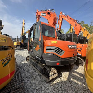 Excavadora Doosan DX75 usada de alta eficiencia con excavadora sobre orugas de 7,5 toneladas para construcción - Product Image 1