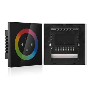 EU chúng tôi nhà thông minh ánh sáng <span class=keywords><strong>Dimmer</strong></span> Wifi tường chuyển đổi vỏ với Tempered Glass Bảng điều chỉnh nhà thông minh Bảng điều khiển nhựa bao vây - Product Image 3