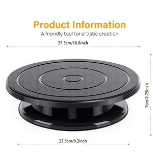 Plateaux tournants <span class=keywords><strong>à</strong></span> gâteaux en plastique de qualité commerciale pour la décoration de gâteaux en boulangerie - Product Image 5