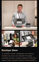 SUNMI T3 Pro MAX ordinateur de bureau Terminal intégré imprimante 1920*1080 écran tactile 15.6 pouces Auto Cutter 80mm Restaurant Pos système