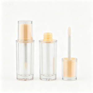 Flacon de brillant à lèvres transparent en PETG 5 ml avec bouchon à vis, conteneur cosmétique vide rechargeable pour baume à lèvres et maquillage - Product Image 2