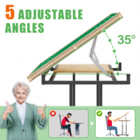 Table de tri inclinable en bois pliable avec tiroirs, bureau d'artisanat réglable en hauteur pour salon, mobilier de loisirs 1500 pièces