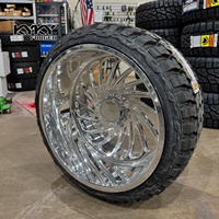 Jantes de camion forgées en Chine 20x10 22x10 22x12 24x14 26x12 28x12 28x14 30x12 30x14 8x170 6x139.7 polies, compatibles GMC Chevy Ford Ram