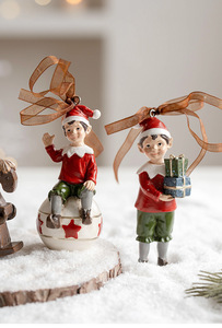 Vintage 3d arbre <span class=keywords><strong>de</strong></span> noël bas porte mur fenêtre artificielle guirlande suspendus ornements rétro cadeau cloche pour joyeux fête déco - Product Image 6