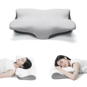 Moule ergonomique orthopédique de forme personnalisée oreiller en gel à mémoire de forme pour le cou pour le sommeil