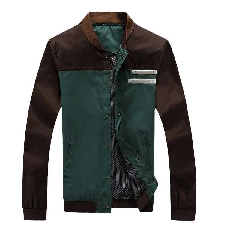 Spring Men's Bomber Zipper Jacket Male Casual Streetwear Hip Hop Slim Fit Pilot Baseball Coats Men Clothing Plus Size 5XL