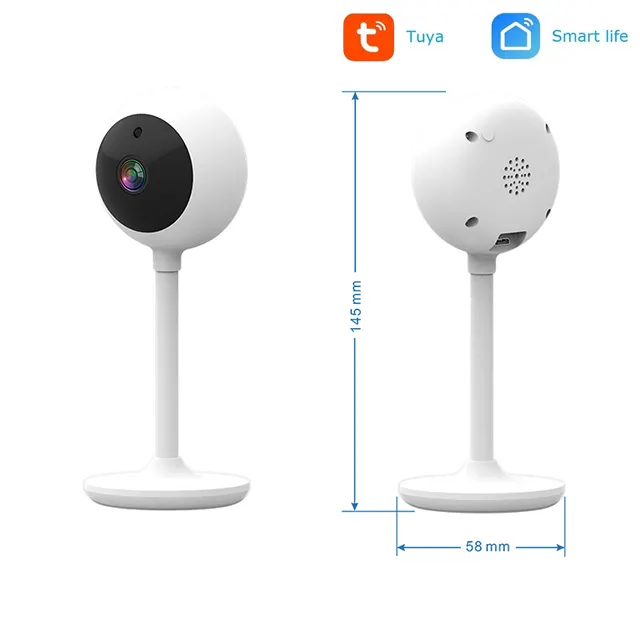 Cámara ip wifi 1080P HD, aplicación tuya, sistema de cámara de seguridad inalámbrica, monitoreo de bebé, mini cctv, cámara interior móvil WIFI