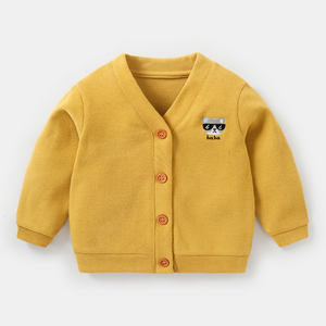 Manteau simple boutonnage en coton pour garçons, collection printemps-automne, prix de gros - Product Image 2