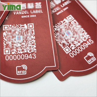 Индивидуальные Эко-дружелюбные RFID/NFC Бумажные Бирки OEM с Нанесением Логотипа и Выбором Цвета для Одежды, Обуви и Сумок