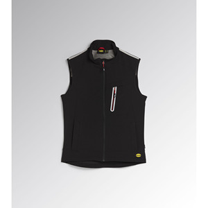 Gilet tactique Diadora Carbon Tech Noir S Coupe régulière Anti-froid Équipement d'extérieur Coutures soudées Nylon Polyester Élasthanne - Product Image 1