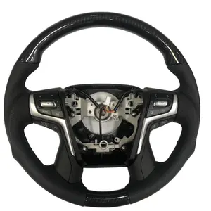 Carbon Flber Steering Wheel For Toyota LAND CRUISER200 With Multifunction Control Switch Sport Steering Wheel 2008-2015