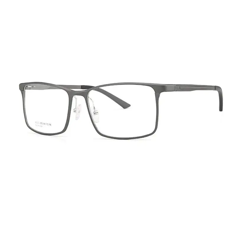 New anti-blue light glasses aluminum magnesium flat glasses spring high-grade mirror glasses frame for men and women