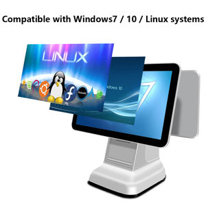 เครื่องพีโอเอสทัชสกรีน15.6นิ้วแบบออลอินวันเครื่องพิมพ์ Windows/แอนดรอยด์ OS รับประกัน1ปีสำหรับเครื่องลงทะเบียนเงินสด - Product Image 4