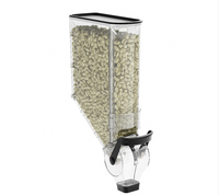 Présentoir de supermarché à poubelle à gravité en plastique dispensadores de granos distributeur de grains pour aliments en vrac