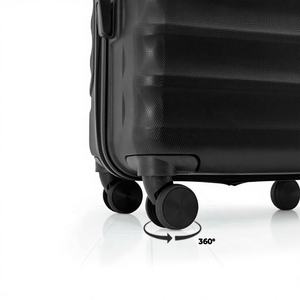 Babil Lux 2-Piece ABS Black Unisex Casual/Daily Use <b>Suitcase</b> Set Medium & <b>Small</b> Sizes - Product Image 1