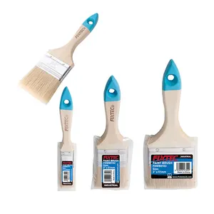 FIXTEC outils de peinture brosse de peinture mur vente en gros brosse de peinture en bois avec différentes tailles