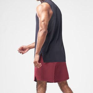 Chất Lượng Cao Biểu Tượng Tùy Chỉnh Cơ Bắp Tank Top Tập Thể Dục <span class=keywords><strong>Mens</strong></span> Trống Tập Thể Dục Tank Top Phòng Tập Thể Dục Ráp dây Tank Top Người Đàn Ông - Product Image 3