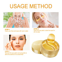 WEST MONTH Shantou Snail Patchs pour les yeux lissants, raffermissants, hydratants, nourrissants en profondeur et rafraîchissants