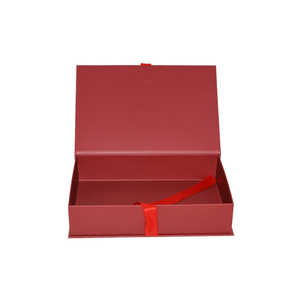 Caja de Regalo Magnética de Cartón <span class=keywords><strong>Rojo</strong></span> Grande de Lujo Personalizada para Ropa, Ropa Interior Femenina, Calcetines, Reciclada - Product Image 6