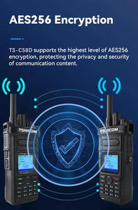 Radio bidirectionnelle numérique longue portée 4G POC LTE DMR à double mode avec carte SIM, portée de <span class=keywords><strong>1000</strong></span>/2000/3000 miles - Product Image 3