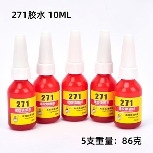 271 <b>Threadlocker</b> Adhesive 10ml High Strength For Threaded Locking Plastic Bottle - Product Image 5