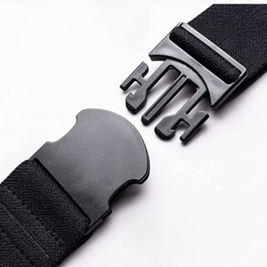 Ceinture en nylon Gina, fine, élastique, extensible, avec boucle en résine, longueur 120 cm, style décontracté, imprimé jacquard, pour homme et <span class=keywords><strong>femme</strong></span> - Product Image 6