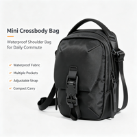 Bolso bandolera pequeño y ligero NATIONAL a la moda para mujer, con correa para el hombro ajustable y desmontable, con asa