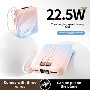 Batería Externa Mini KC con Logotipo Personalizado, 20000 mAh, Pantalla LED, Carga Rápida PD22.5W, 10000 mAh, Tamaño de Bolsillo, para Negocios - Product Image 3