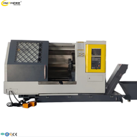Machine-outil de fraisage CNC semi-automatique à deux axes CKD550-750, tour à double tête, tournage et fraisage CNC
