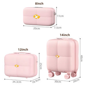 <span class=keywords><strong>Valise</strong></span> à vin universelle pour ordinateur portable 2025, <span class=keywords><strong>valise</strong></span> adaptée aux avions, 20 pouces, rose, fermeture éclair YKK, légère, OEM/ODM - Product Image 5