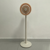 Ventilateur sur pied Jetsh 10 pouces à refroidissement par air, commande mécanique, construction en plastique, alimentation électrique, pour usage domestique et hôtelier