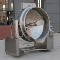 Wok planétaire de pâte de graines de lotus à agitation par le fond (gaz) largement utilisé pour le chauffage et l'agitation du mélange de remplissage