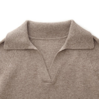 Ensemble deux pièces élégant pour femme en cachemire/laine tricoté avec col en V, pantalon long, tissu doux, coupe classique