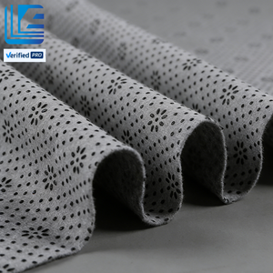 <span class=keywords><strong>Tessuto</strong></span> in Microfibra <span class=keywords><strong>di</strong></span> Poliestere Twill con Puntini in PU PVC Antiscivolo <span class=keywords><strong>Tessuto</strong></span> Confortevole <span class=keywords><strong>di</strong></span> Alta Qualità con Puntini in Silicone Antiscivolo - Product Image 1