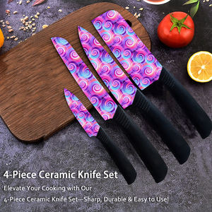 Juego de Cuchillos de Cocina Super Afilados, Hojas de Cerámica Profesionales, Aptos para Lavavajillas, Uso Comercial en Restaurantes y Fábricas - Product Image 3