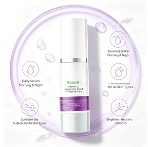 Daily <b>Face</b> <b>Serum</b> 30ml Vitamin C Hyaluronic Acid Tri-Peptide Brightening Hydrating Anti-Wrinkle Facial Essence For All Ski - Product Image 2