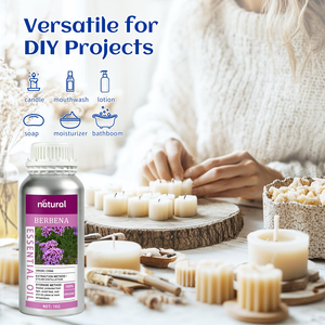 Olio Essenziale di Verbena 100% Puro e Naturale all'Ingrosso, Olio di Verbena Biologico per Pelle, Capelli, Produzione di Candele e Saponi, <span class=keywords><strong>Diffusore</strong></span> e Massaggio - Product Image 4