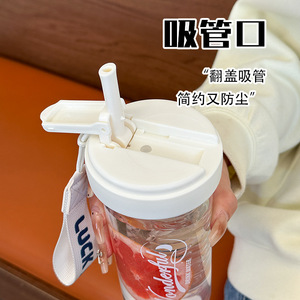 Wonderful Drink Water Cup 500ml-600ml With Straw <b>Tea</b> <b>Infuser</b> Portable For Student Back To School - Product Image 4