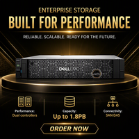 Dell PowerVault ME5012, Matriz de Almacenamiento de 12 Gb SAS, Doble Activo, 2U, Montaje en Rack, Almacenamiento en Red para Centros de Datos Empresariales