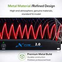Suppresseur de Larsen Numérique Professionnel SONO XTR 6.0 en Métal, Processeur Anti-Hurlement 6 Canaux pour Microphone, Éliminateur de Larsen Audio