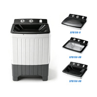 Service OEM ODM, machine à laver à chargement par le haut, à faible bruit, à économie d'énergie A++, à cuve unique en plastique, 15 kg